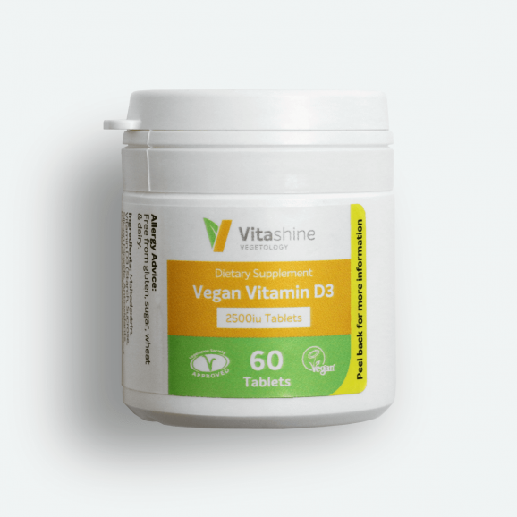Vitashine - vitamín D3 v tabletách vhodný pre deti a dospelých | Vegmart